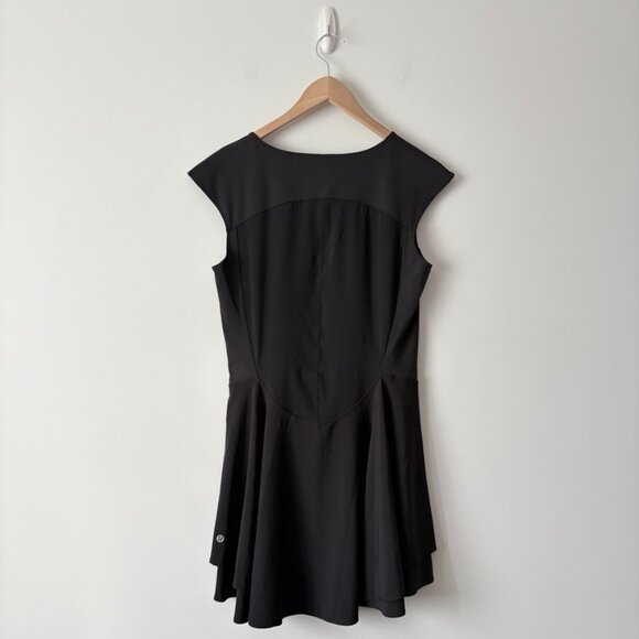 Lululemon Everlux Mesh-Back Tennis Dress Black Size 10 - Picture 8 of 8
